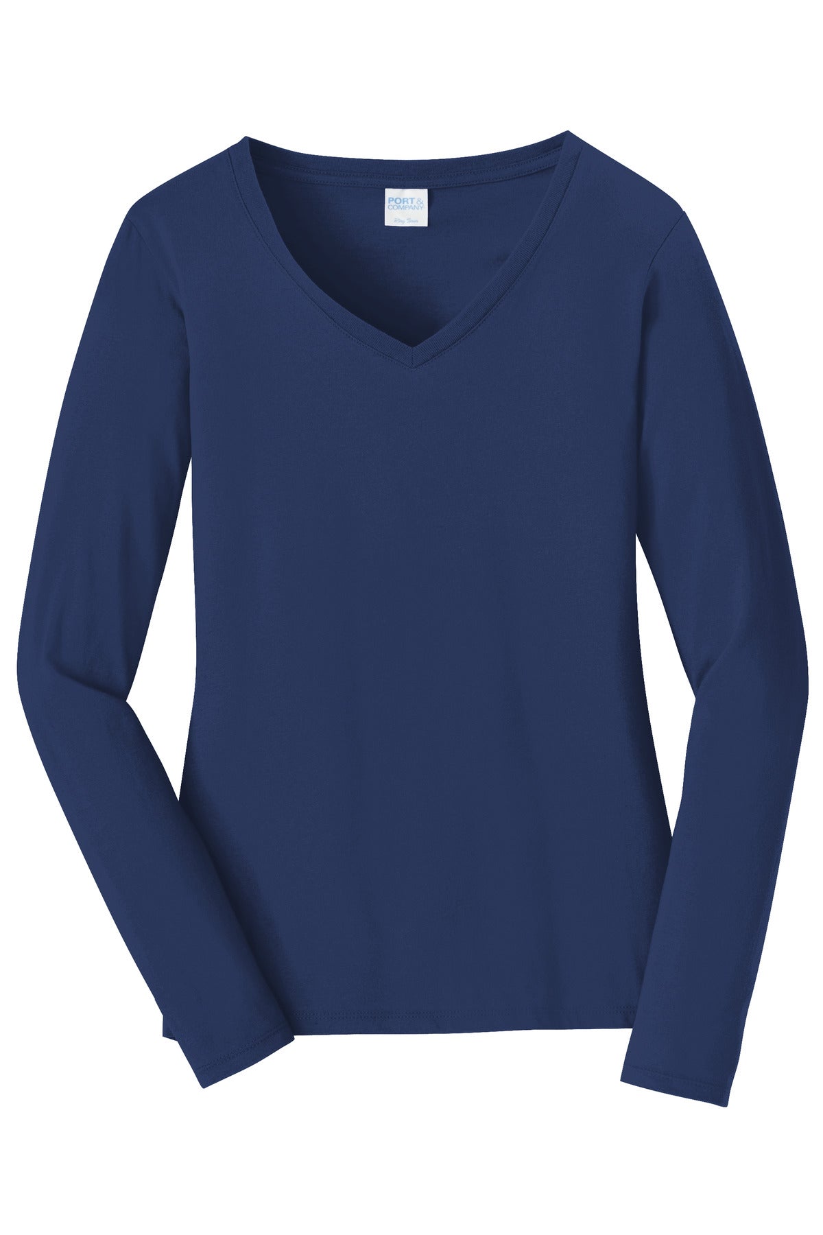 Ladies Fan Favorite V-Neck Long Sleeve T