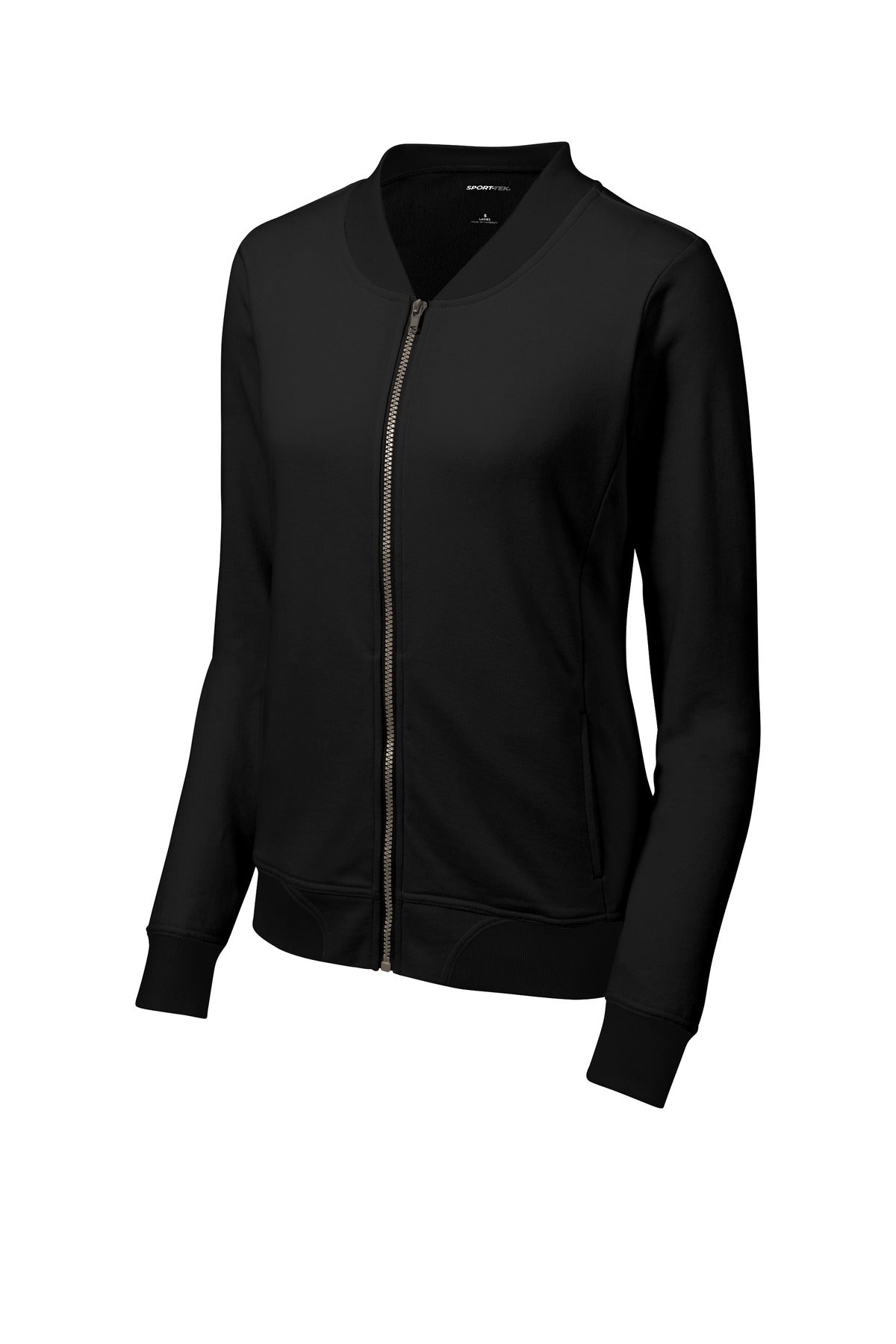 Ladies French Terry Full-Zip Bomber