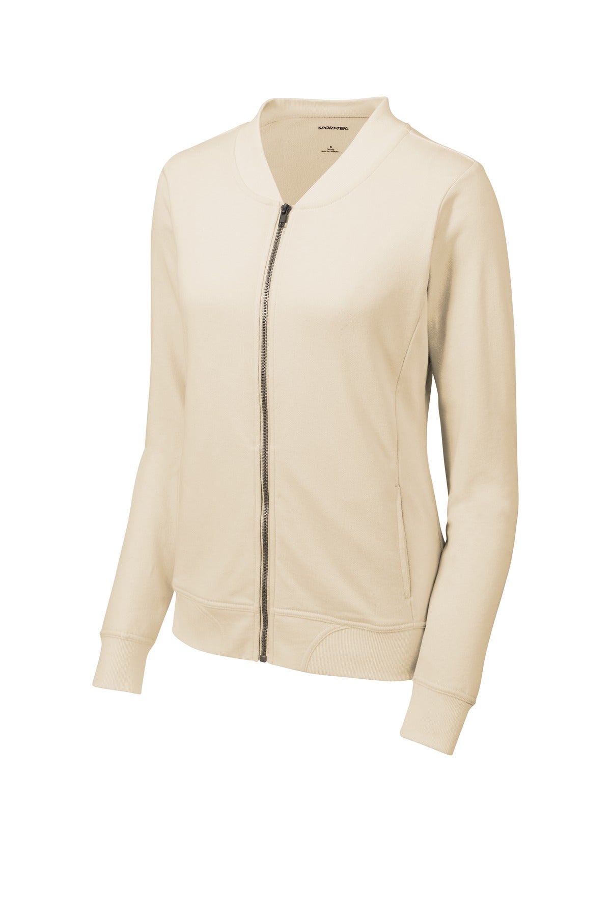 Ladies French Terry Full-Zip Bomber