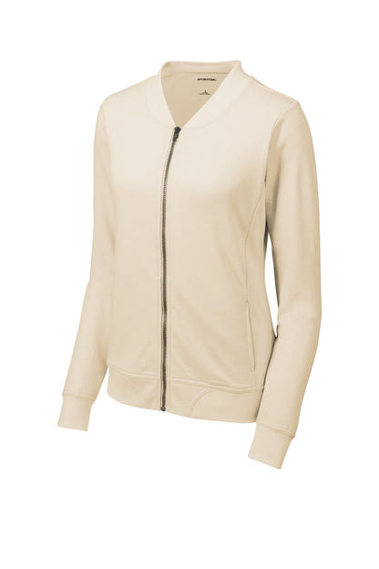 Ladies French Terry Full-Zip Bomber