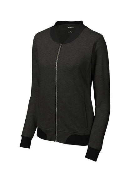 Ladies French Terry Full-Zip Bomber