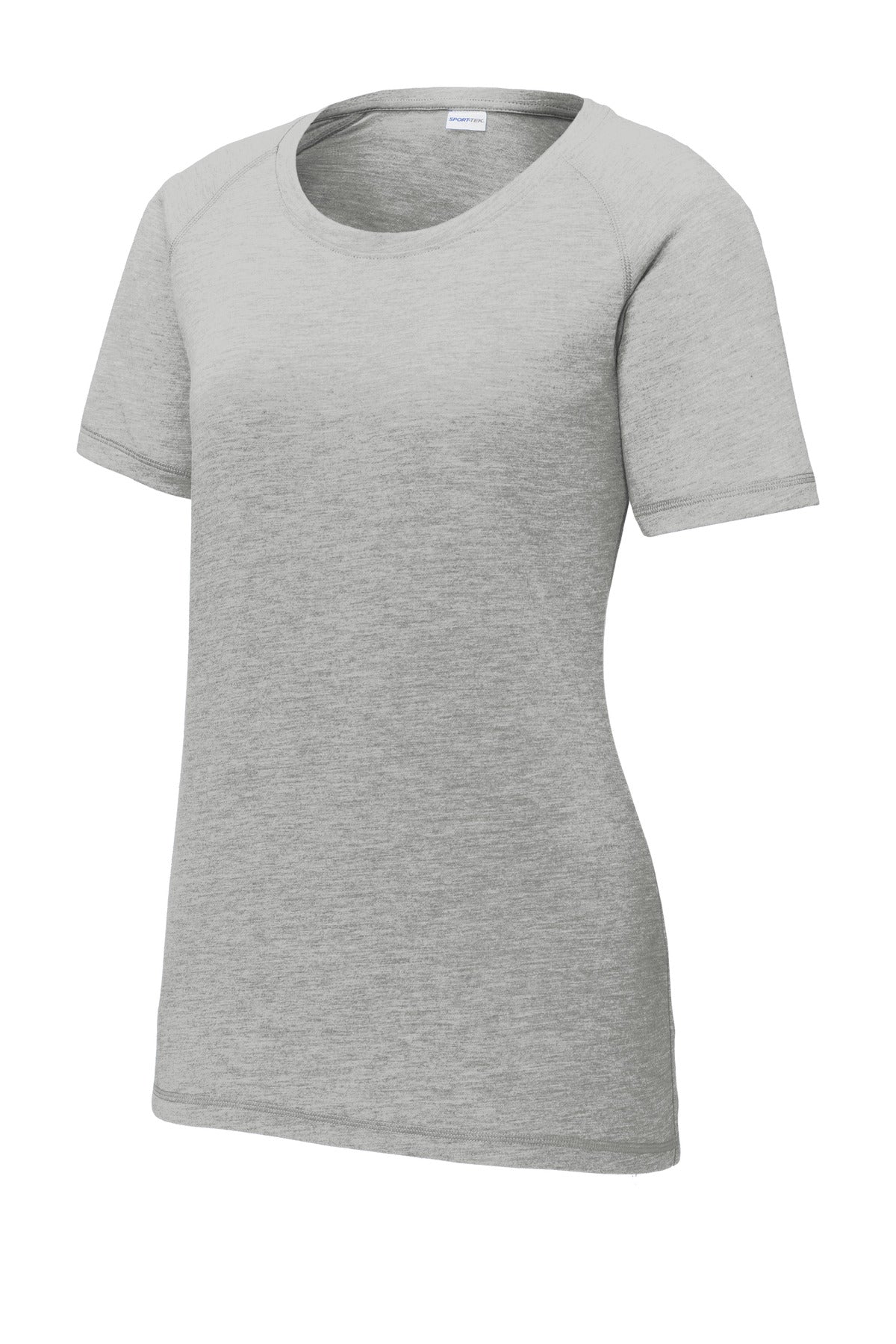 Ladies Tri-Blend Wicking Scoop Neck Raglan Tee