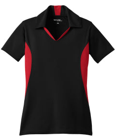 Ladies Performance Side Blocked Polo