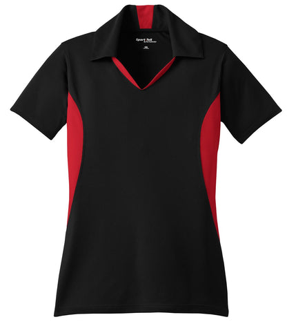 Ladies Performance Side Blocked Polo