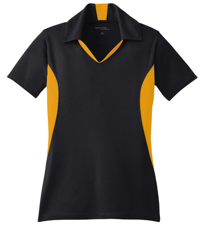 Ladies Performance Side Blocked Polo