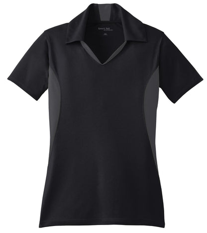 Ladies Performance Side Blocked Polo