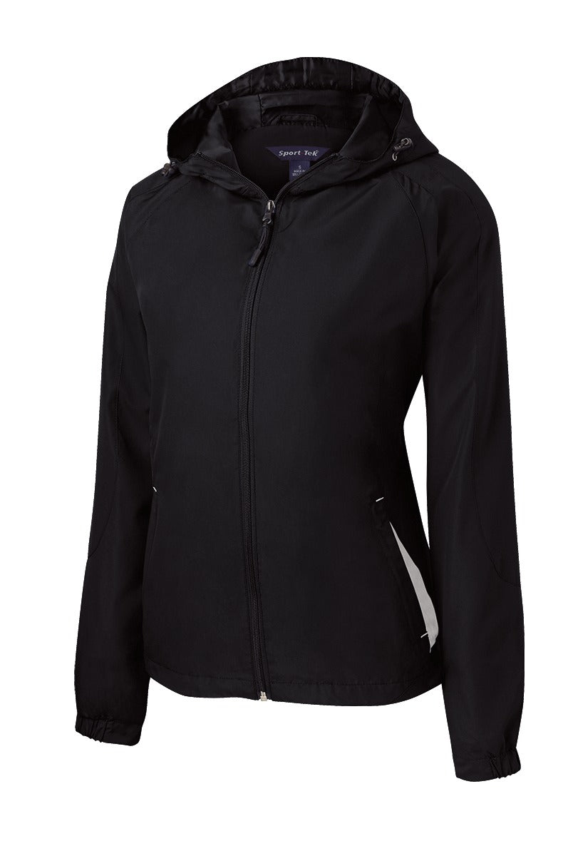 Ladies Colorblock Hooded Jacket