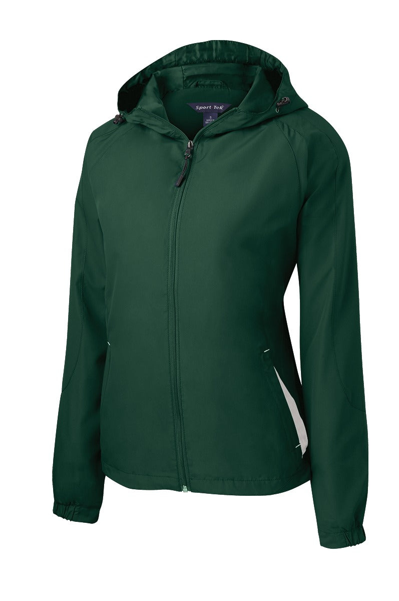 Ladies Colorblock Hooded Jacket