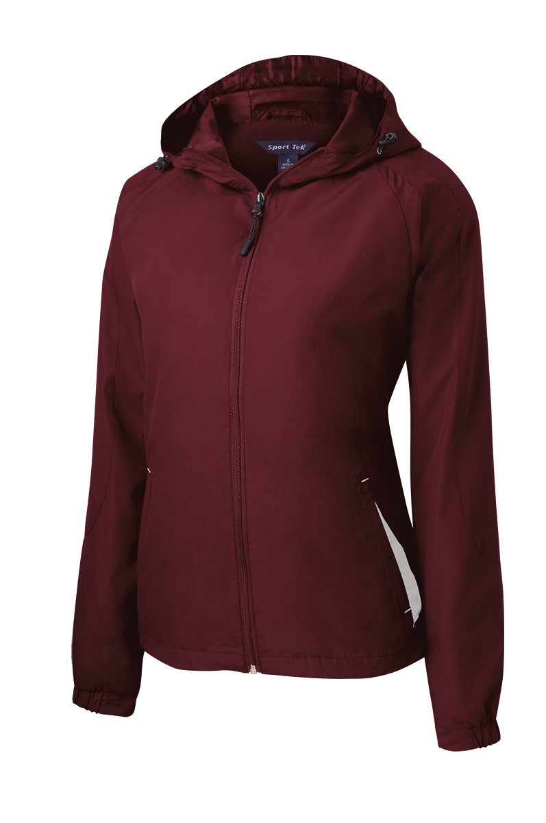 Ladies Colorblock Hooded Jacket