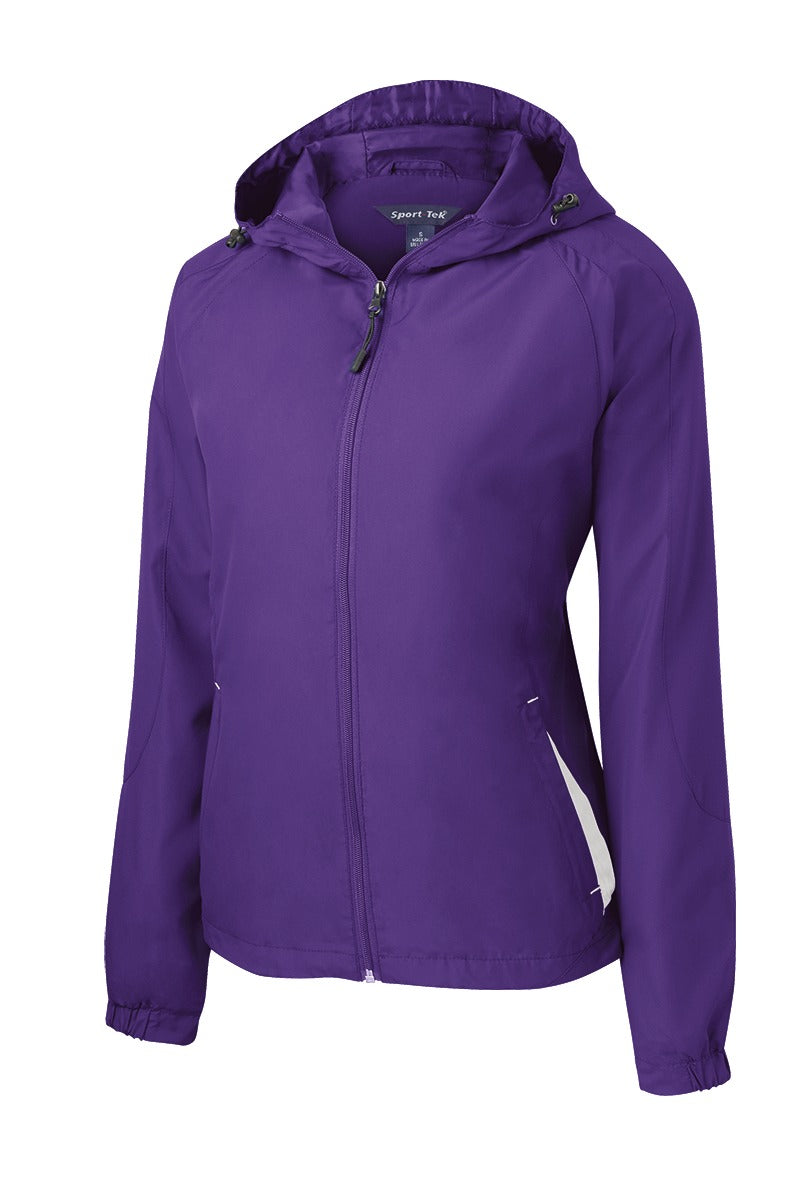Ladies Colorblock Hooded Jacket
