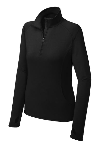 Ladies Stretch 1/2 Zip Performance