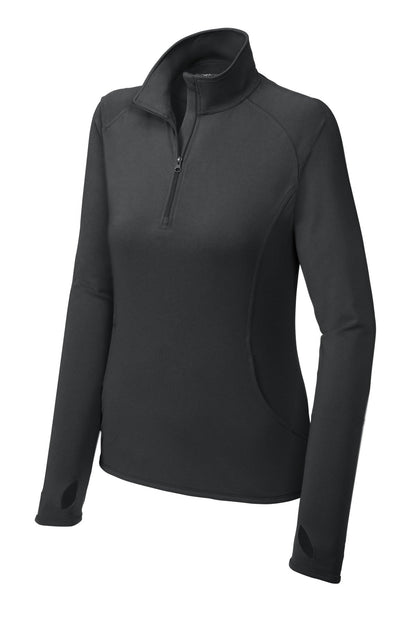 Ladies Stretch 1/2 Zip Performance