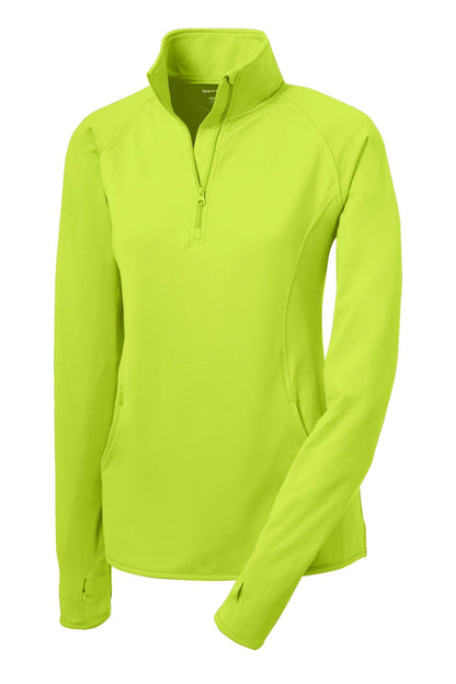 Ladies Stretch 1/2 Zip Performance