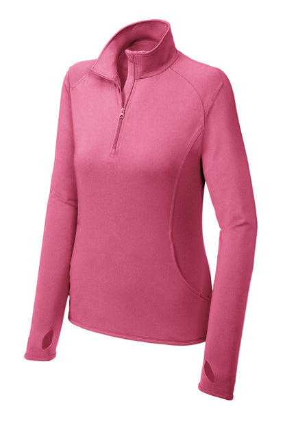 Ladies Stretch 1/2 Zip Performance