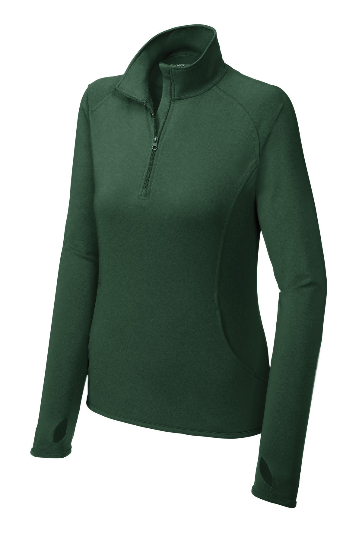 Ladies Stretch 1/2 Zip Performance
