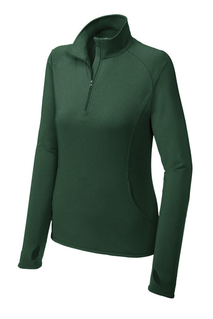 Ladies Stretch 1/2 Zip Performance