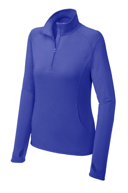 Ladies Stretch 1/2 Zip Performance