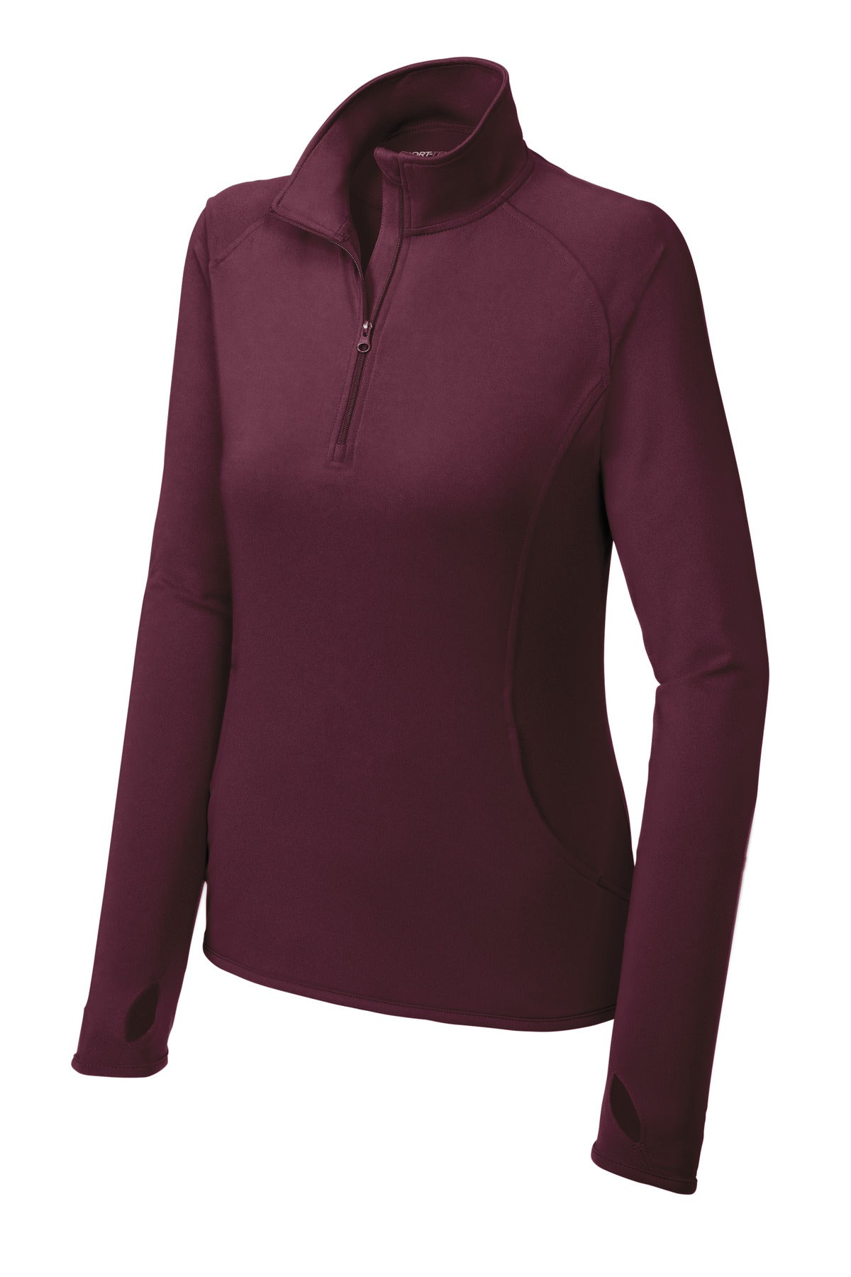 Ladies Stretch 1/2 Zip Performance