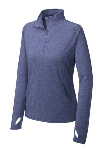 Ladies Stretch 1/2 Zip Performance