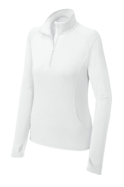 Ladies Stretch 1/2 Zip Performance