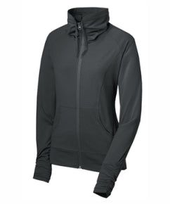 Ladies Stretch Cowl Neck Full-Zip