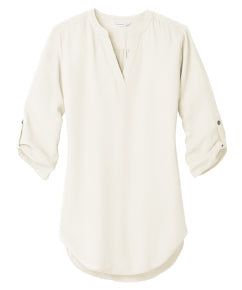 Ladies 3/4 Sleeve Tunic Blouse