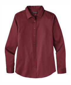 Ladies Long Sleeve SuperPro React Twill