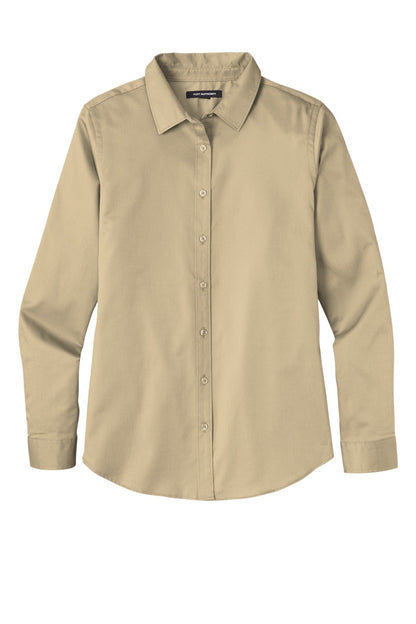 Ladies Long Sleeve SuperPro React Twill