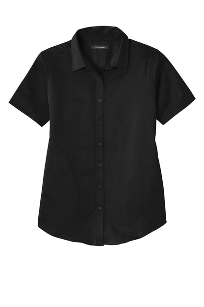 Ladies Short Sleeve SuperPro React Twill