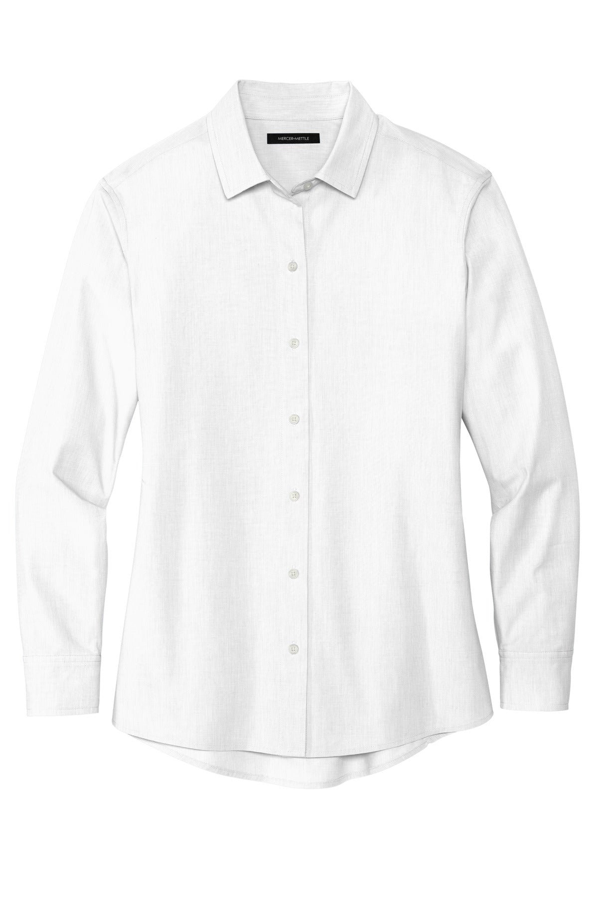 Ladies Long Sleeve Stretch Woven Shirt