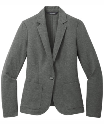 Ladies Relaxed Knit Blazer