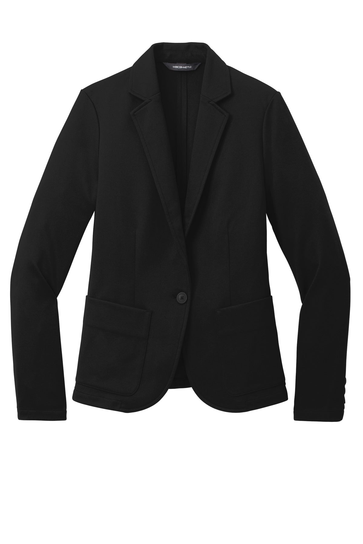 Ladies Relaxed Knit Blazer