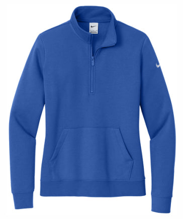 Ladies NIKE Club Fleece 1/2 Zip Sweatshirt
