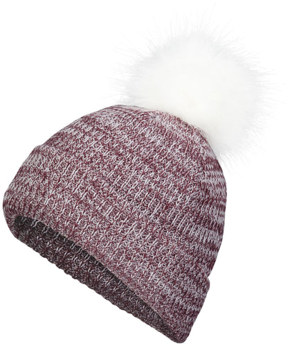 Faux Fur Pom Beanie (8488939290901)