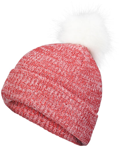 Faux Fur Pom Beanie (8488939290901)