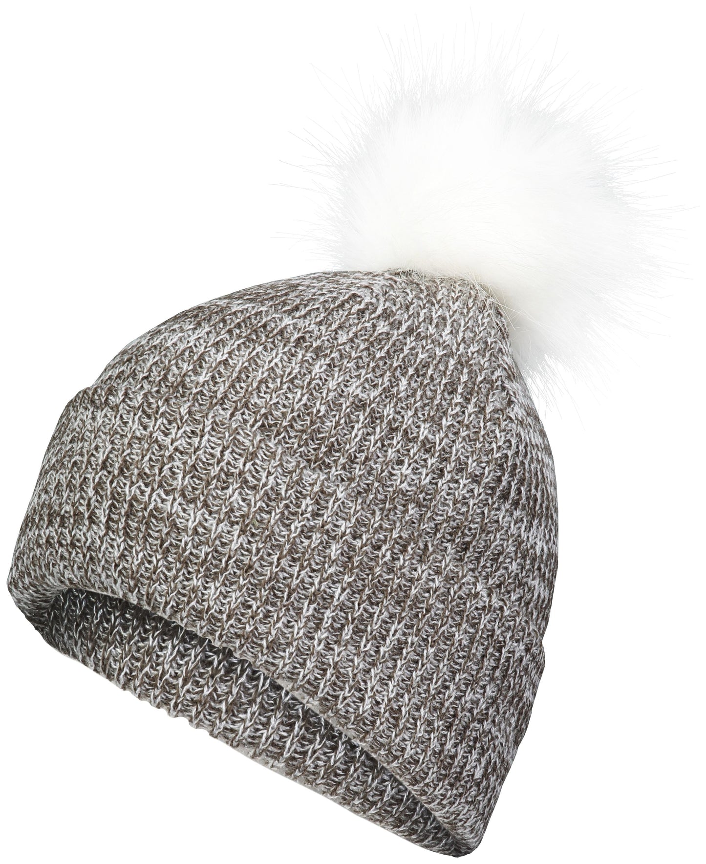 Faux Fur Pom Beanie (8488939290901)