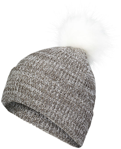 Faux Fur Pom Beanie (8488939290901)