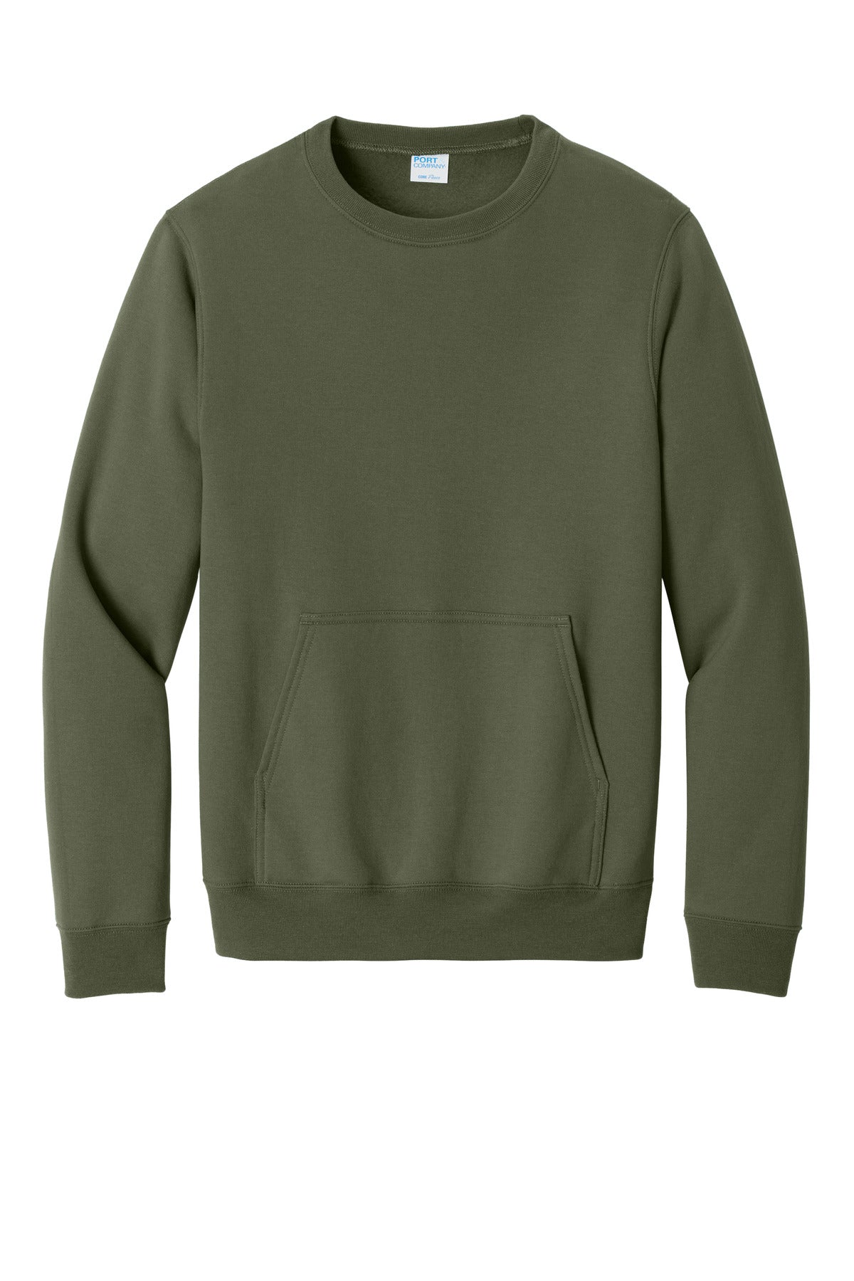 Basic Crewneck Pocket Sweatshirt