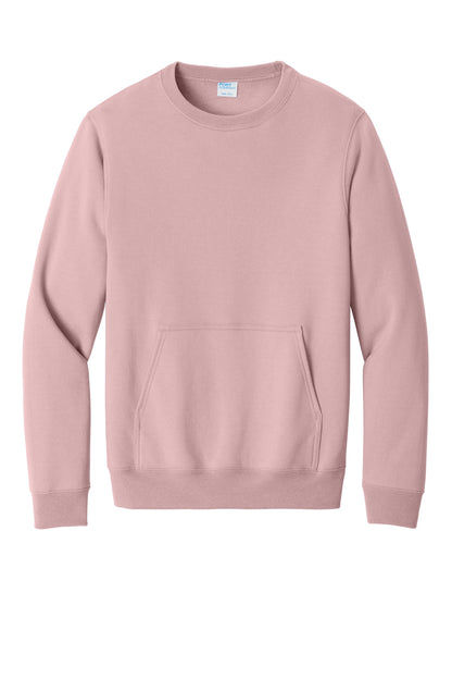Basic Crewneck Pocket Sweatshirt