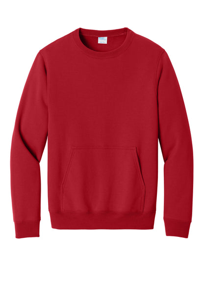 Basic Crewneck Pocket Sweatshirt