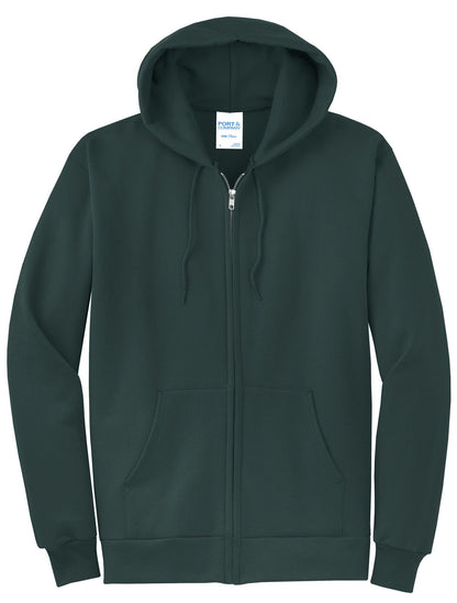 Basic Full-Zip Hooded Sweatshirt