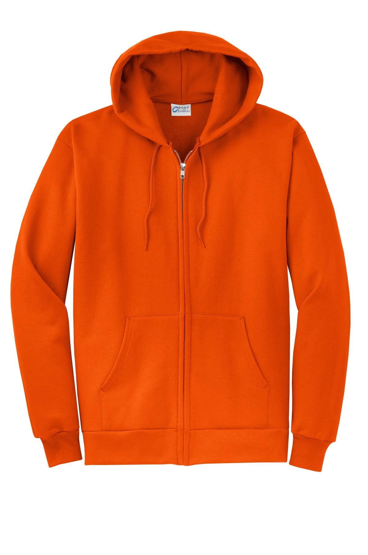 Basic Full-Zip Hooded Sweatshirt