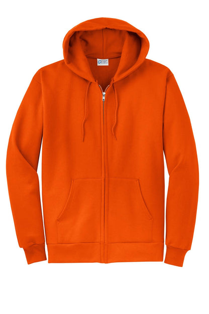 Basic Full-Zip Hooded Sweatshirt