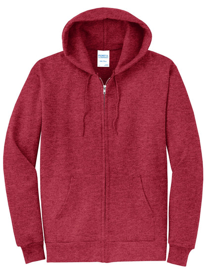 Basic Full-Zip Hooded Sweatshirt