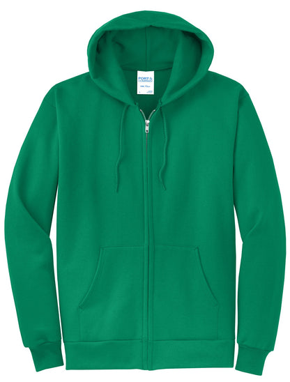 Basic Full-Zip Hooded Sweatshirt