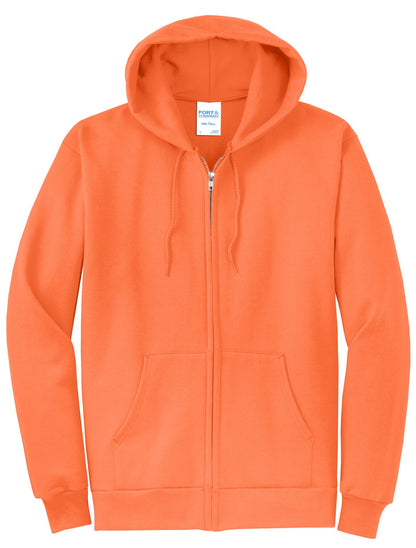 Basic Full-Zip Hooded Sweatshirt