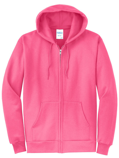 Basic Full-Zip Hooded Sweatshirt