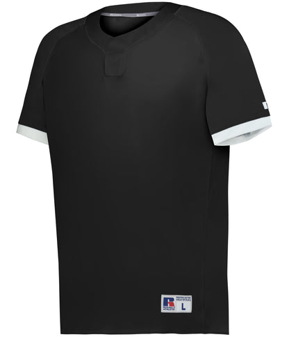 Baseline Covered Placket Baseball Jersey