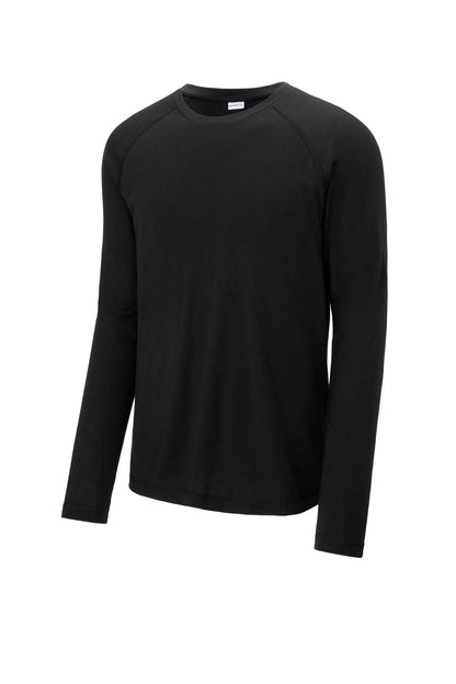 Long Sleeve Tri-Blend Wicking Raglan Tee