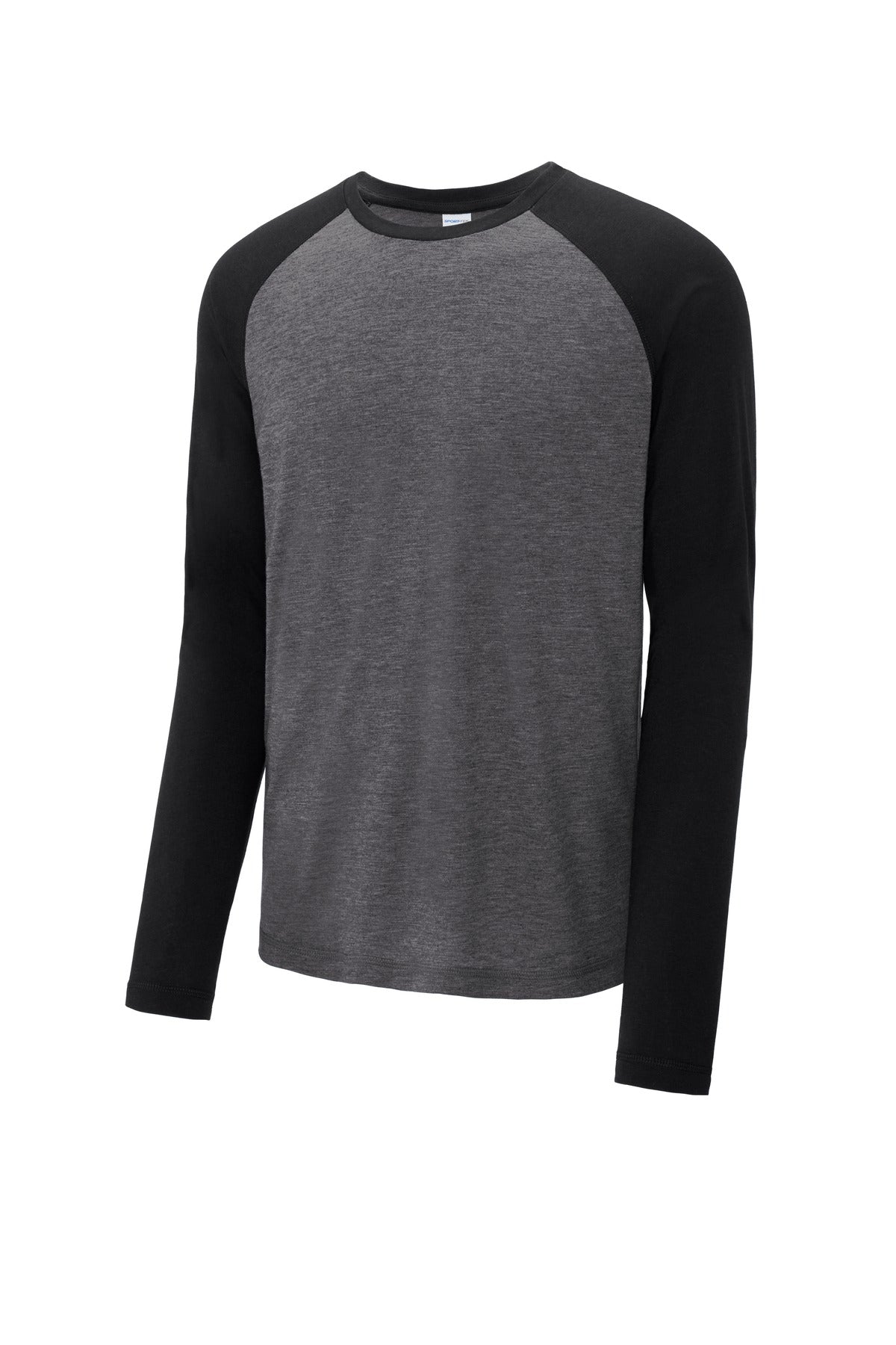 Long Sleeve Tri-Blend Wicking Raglan Tee